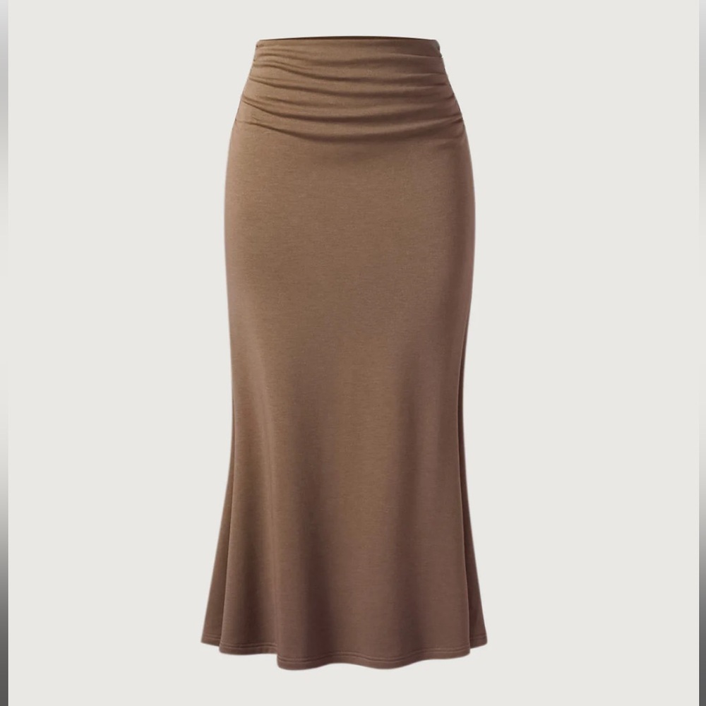 OGL Mermaid Maxi Skirt Ash Brown size Medium - Picture 2 of 9